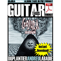 Gojira - Magma PDF Guitar Tabs