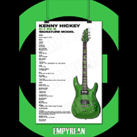 Kenny Hickey Schecter C-1 EX S Guitar Specs Poster Type O Negative Art Print